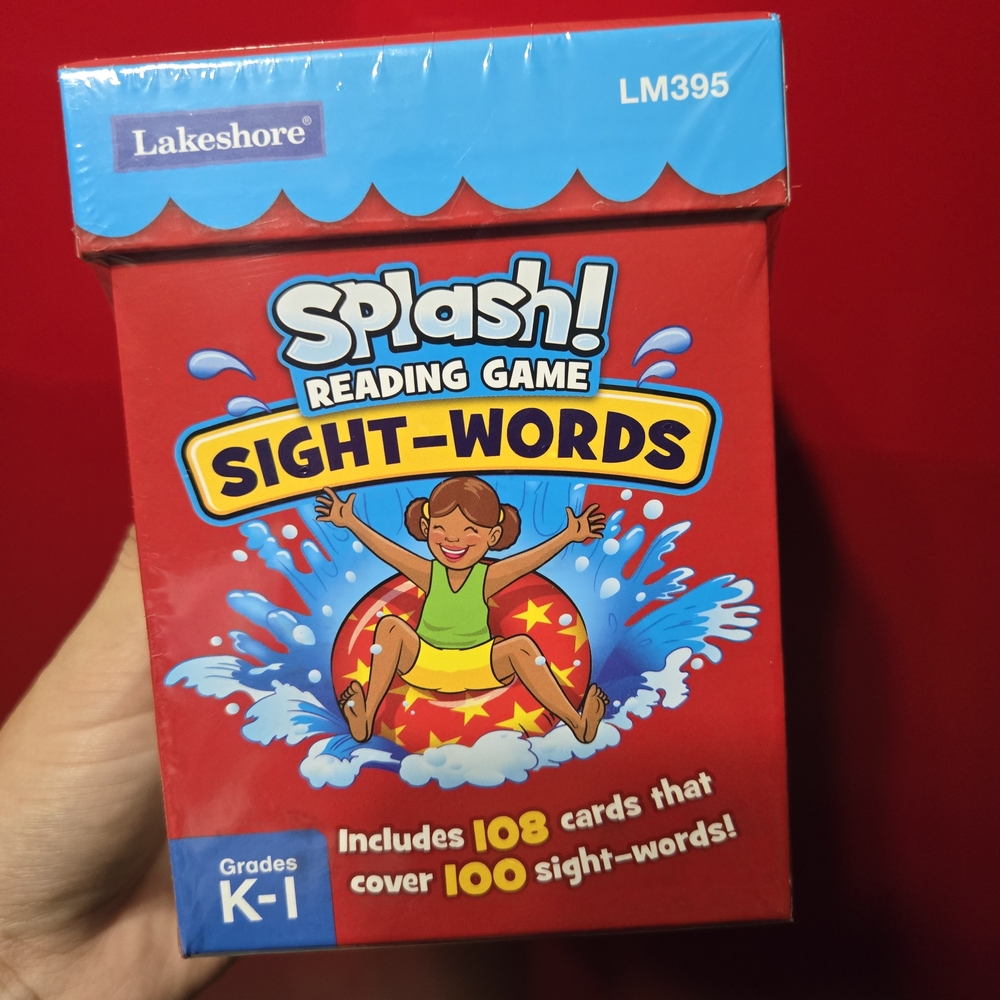 Lakeshore Splash! Reading Game - Sight-Words - Red